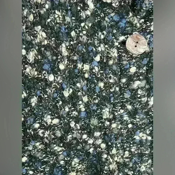 Susan Bristol Boucle Cardigan Jacket Wool Alpaca Mohair Blend Soft Size Medium - Picture 10 of 13